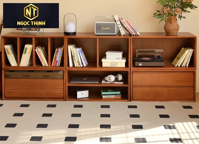 Kệ sách đựng sách vở-đồ trưng bày | Phước Bình